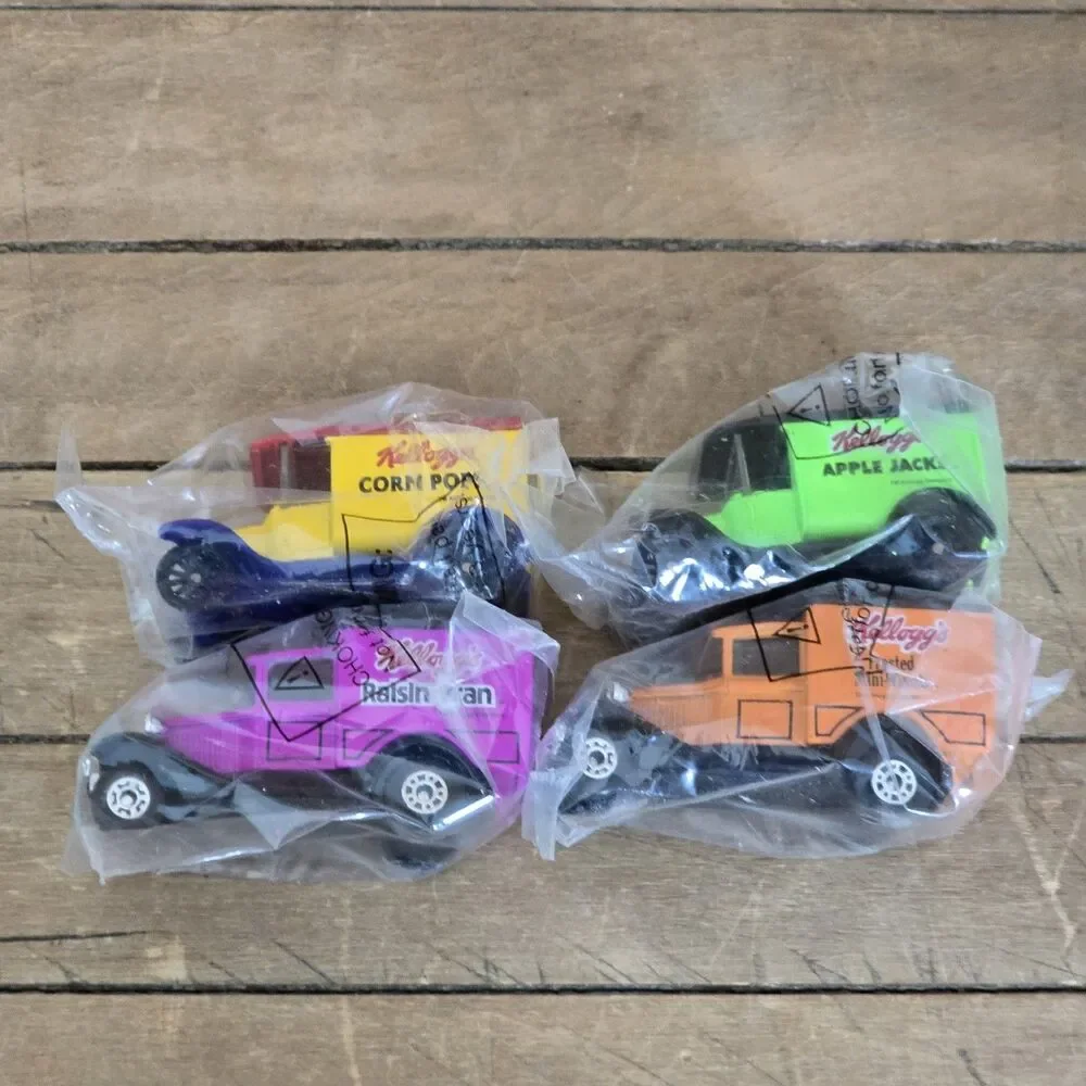 Matchbox Kellogg’s Cereal Delivery Trucks Die Cast Lot Of 4 Rice Krispies